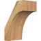 Ekena Millwork 6"W x 8"D x 12"H Westlake Rough Sawn Knee Brace, Western Red Cedar BRC06X08X12WTL00RWR - alternate 1